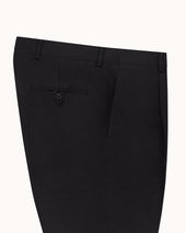 Casual Relaxed Pleated Trouser Brushed Cotton