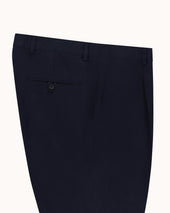 Casual Relaxed Pleated Trouser Brushed Cotton