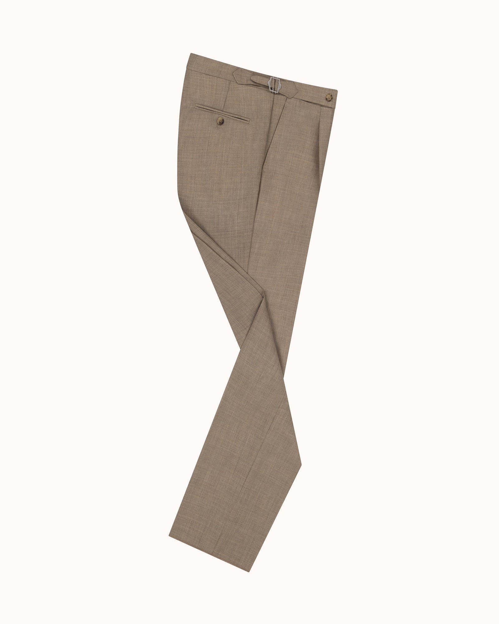 Classic Pleated Trouser Tropical Wool