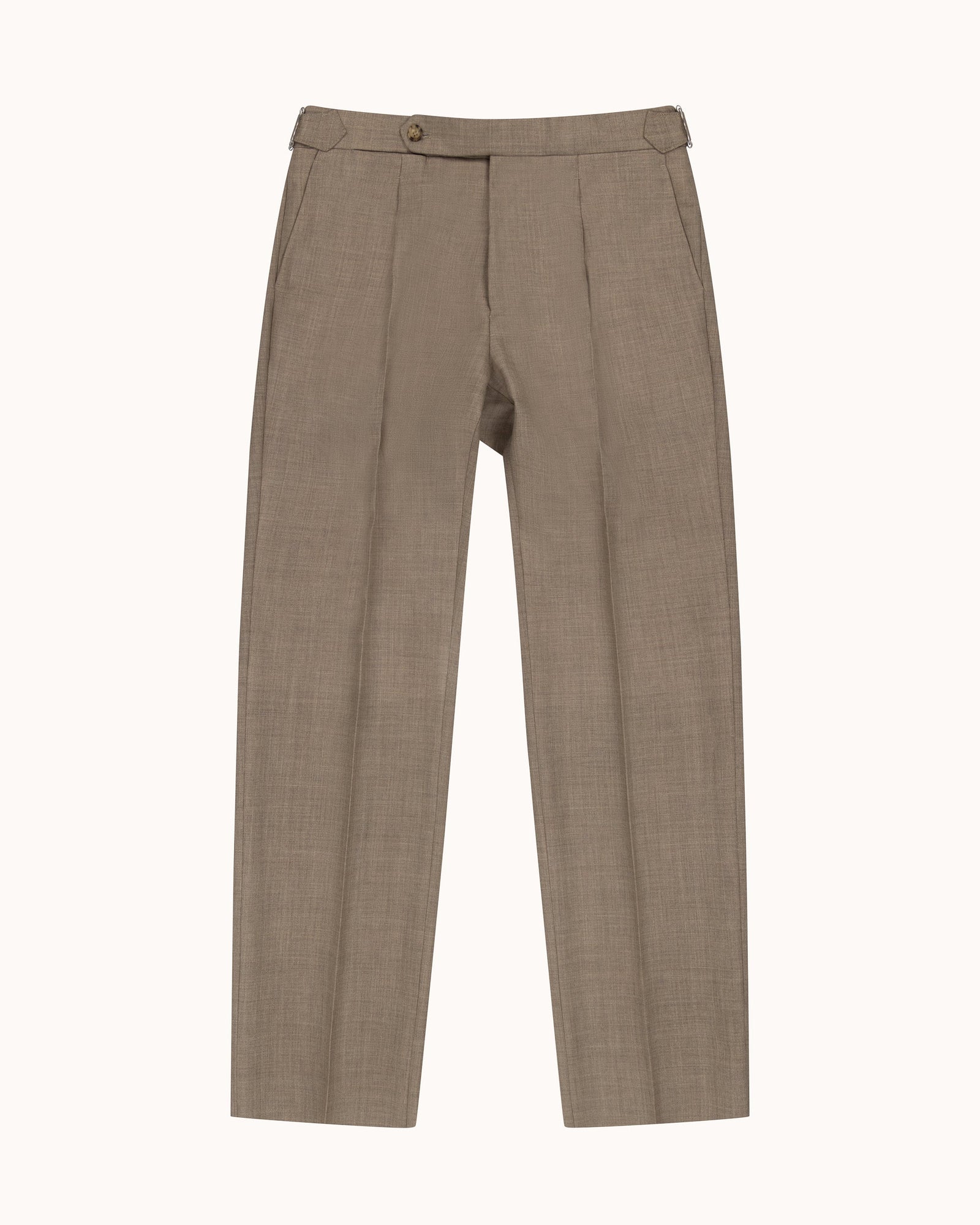 Relaxed Pleated Trouser Tropical Wool