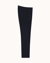 Relaxed Pleated Trouser High Twist Linen