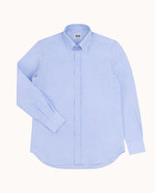 Button Down Collar Shirt Pinstripe Cotton Linen