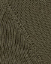 Cotton Crew Neck Sweater Loden Green