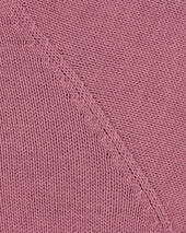 Cotton Crew Neck Sweater Pink