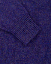 Shetland Wool Crew Neck Sweater Iris