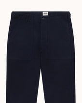 High Rise Japanese Fatigue Pant Cotton Twill