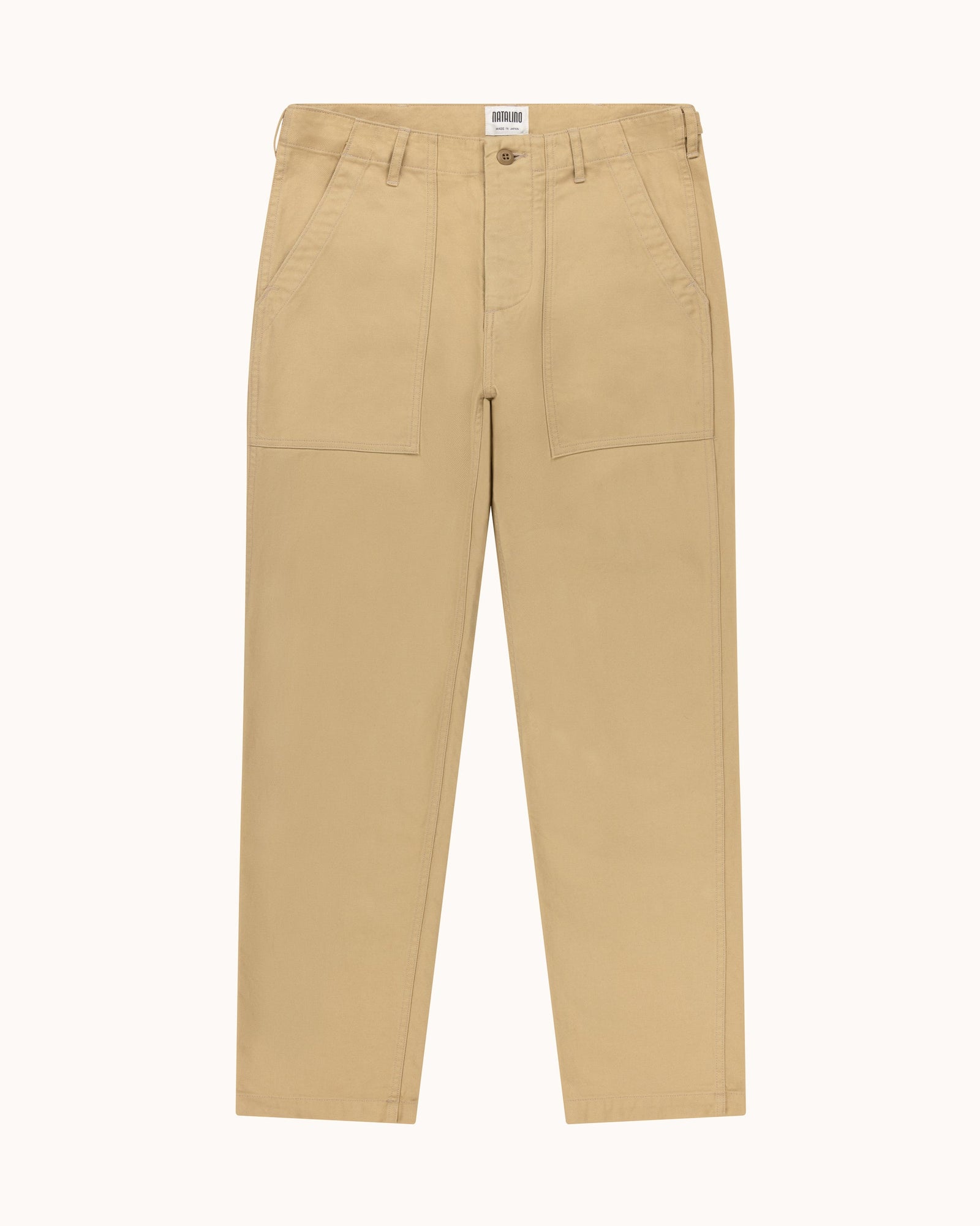 High Rise Japanese Fatigue Pant Cotton Twill