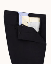 Classic Pleated Trouser Brushed Cotton