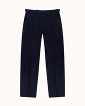 Classic Pleated Trouser Brushed Cotton
