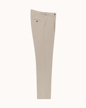 Classic Pleated Trouser Brushed Cotton