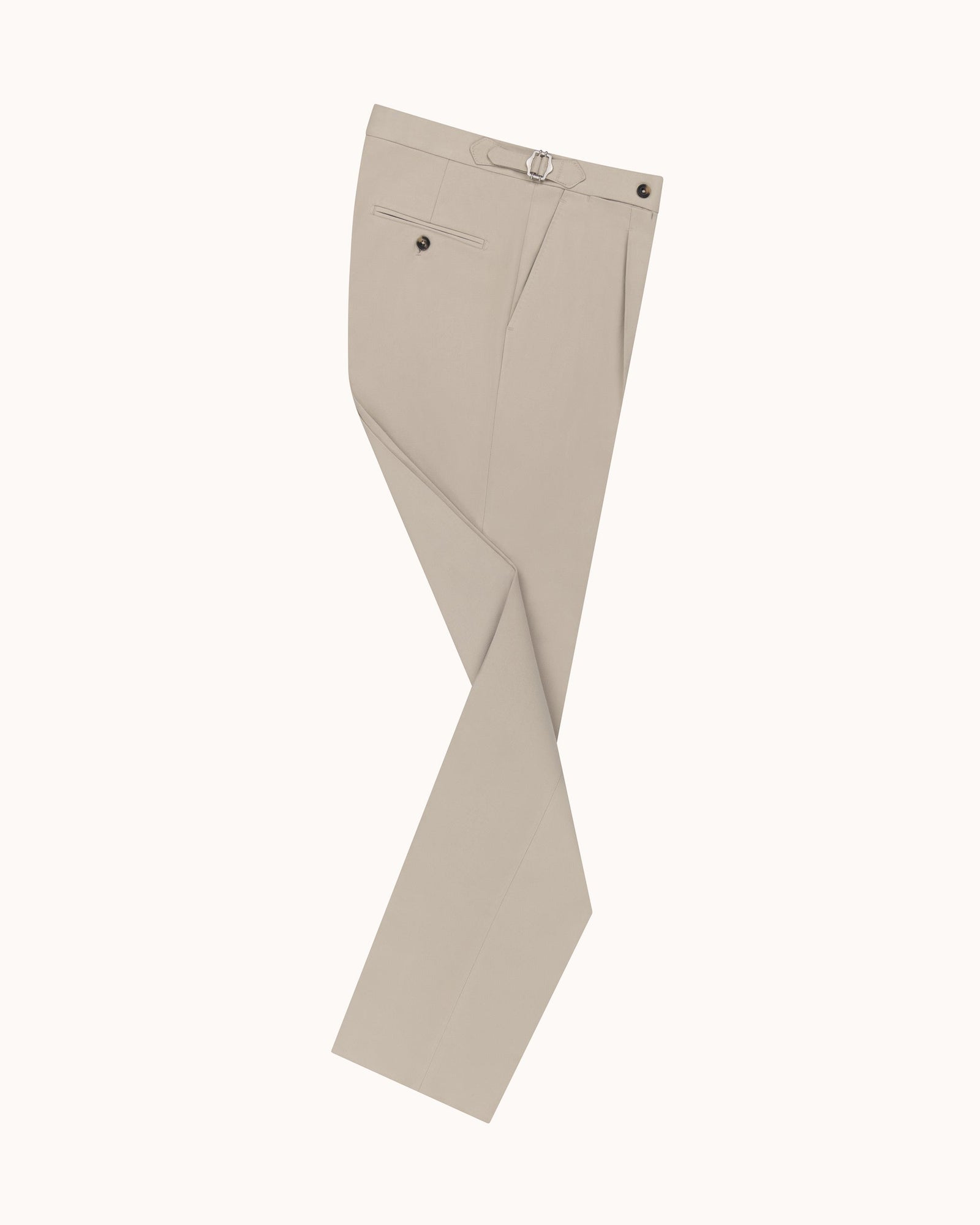 Classic Pleated Trouser Brushed Cotton