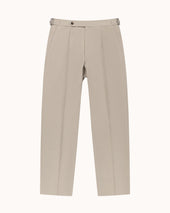 Classic Pleated Trouser Brushed Cotton
