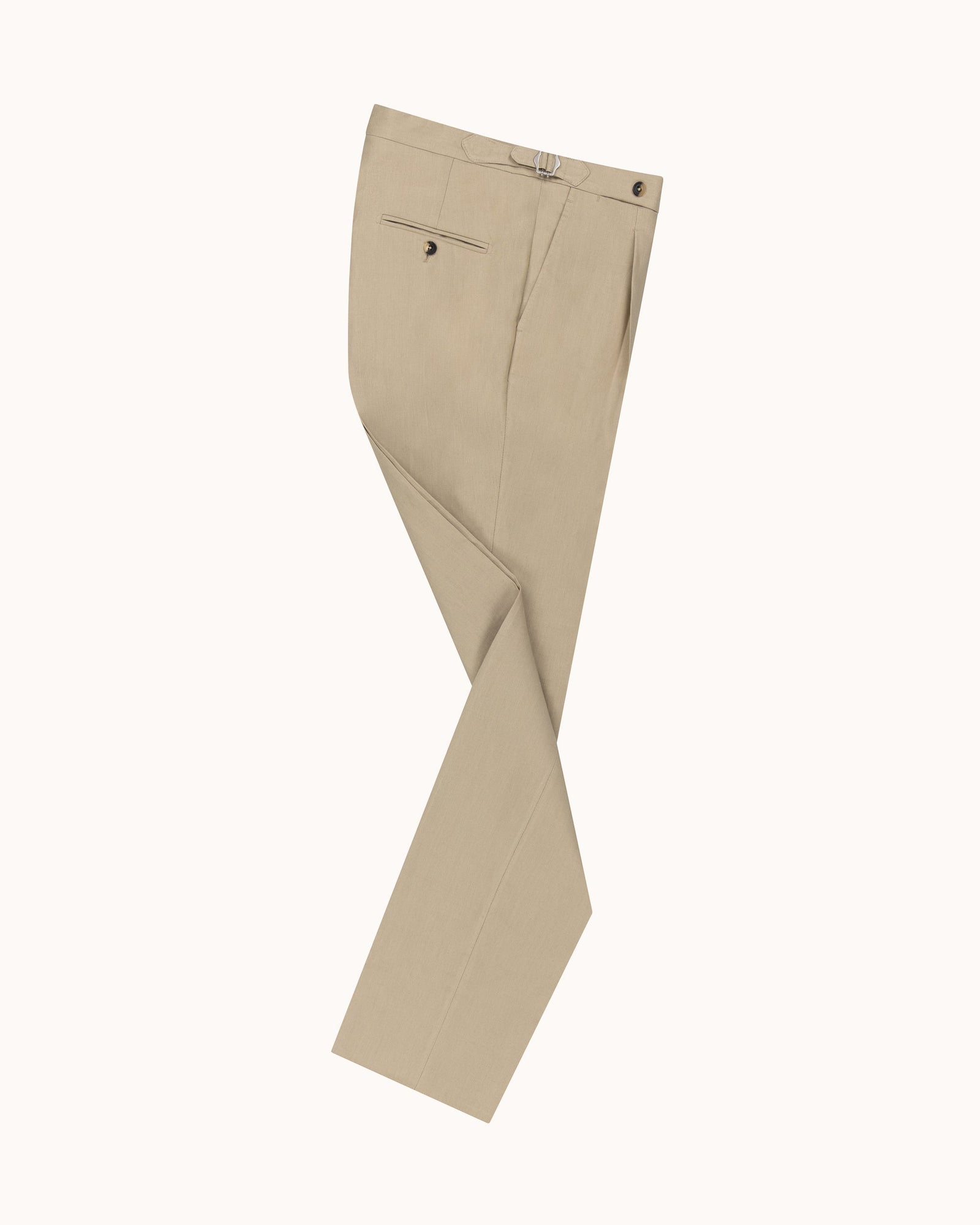 Classic Pleated Trouser Linen