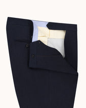 Classic Pleated Trouser High Twist Linen