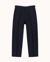 Classic Pleated Trouser High Twist Linen