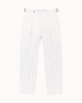 Classic Pleated Trouser Brushed Cotton