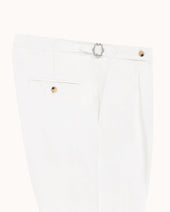 Classic Pleated Trouser Brushed Cotton