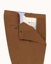 Classic Pleated Trouser Brushed Cotton
