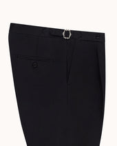 Classic Pleated Trouser Brushed Cotton