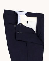 Single Pleat Trouser Woollen Flannel