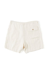 Shelter Camp Shorts Natural Linen Twill