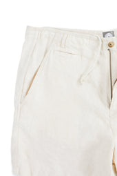 Shelter Camp Shorts Natural Linen Twill