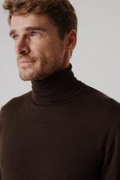 Sweater Col Roul Briac Moro En Laine