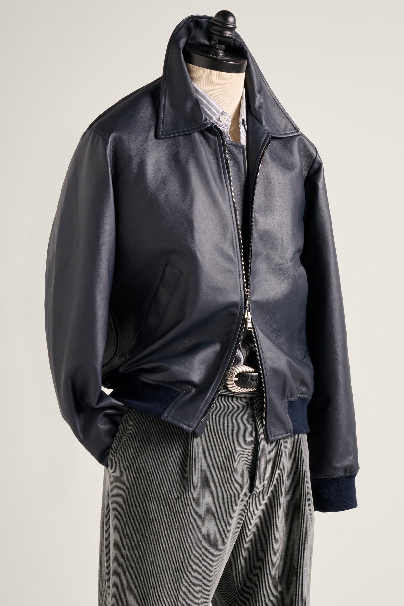 Leather Bomber