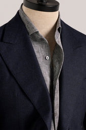 Collins Suit Blazer - Wool/Cashmere - Navy Melange