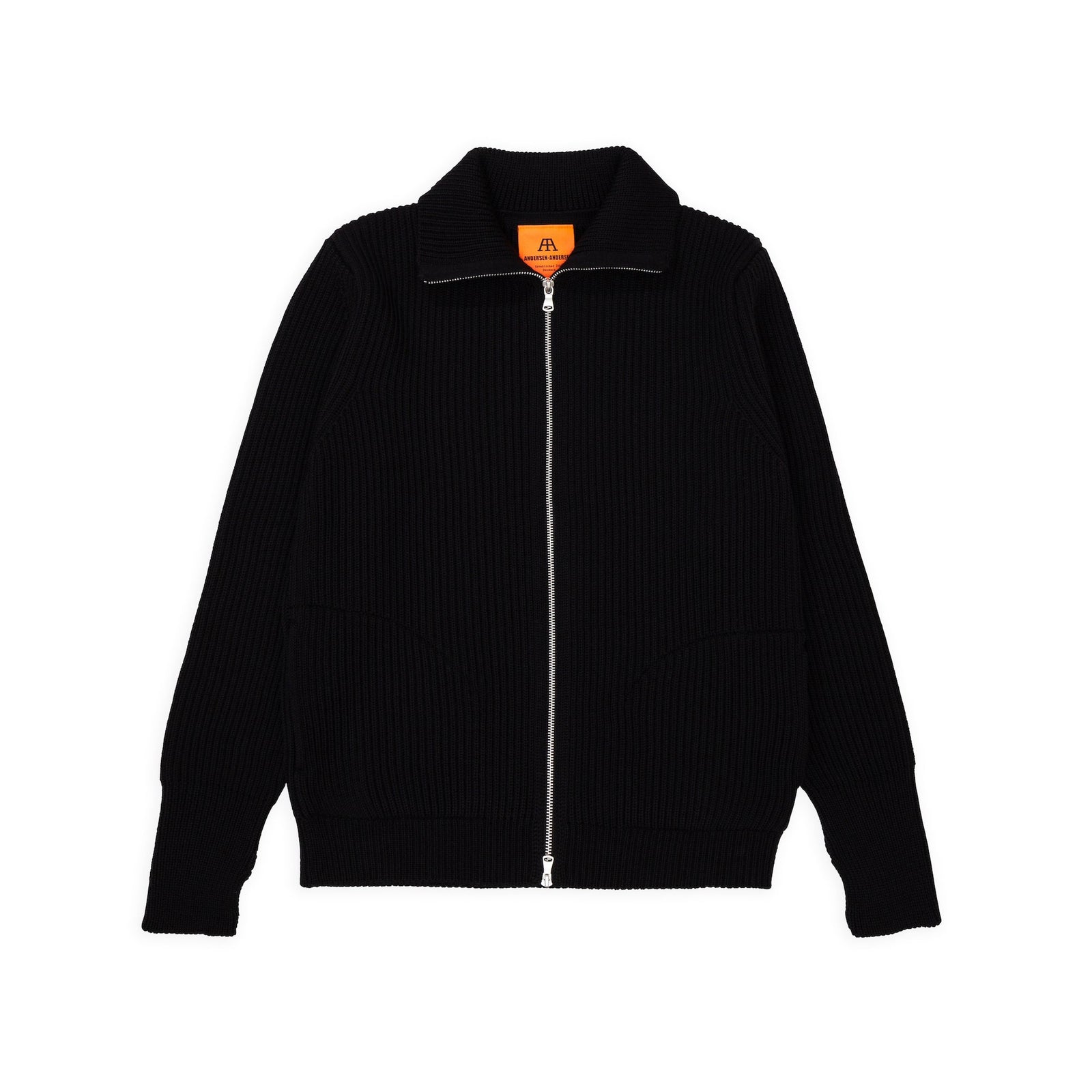 Full Zip Pockets Black
