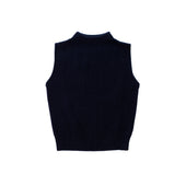Navy Vest Navy Blue