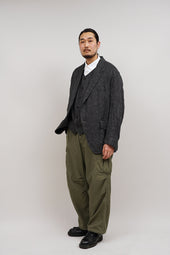 【ナイジェル・ケーボン】MAN / コブラージャケット - ヘンプストライプ / COBBLER JACKET - HEMP STRIPE