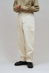 オンラインストア限定【ナイジェル・ケーボン】UNISEX / 30s USアーミーデニム - アイボリー / 30s US ARMY DENIM - IVORY