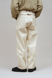 オンラインストア限定【ナイジェル・ケーボン】UNISEX / 30s USアーミーデニム - アイボリー / 30s US ARMY DENIM - IVORY