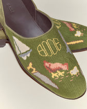 Needlepoint House Shoes