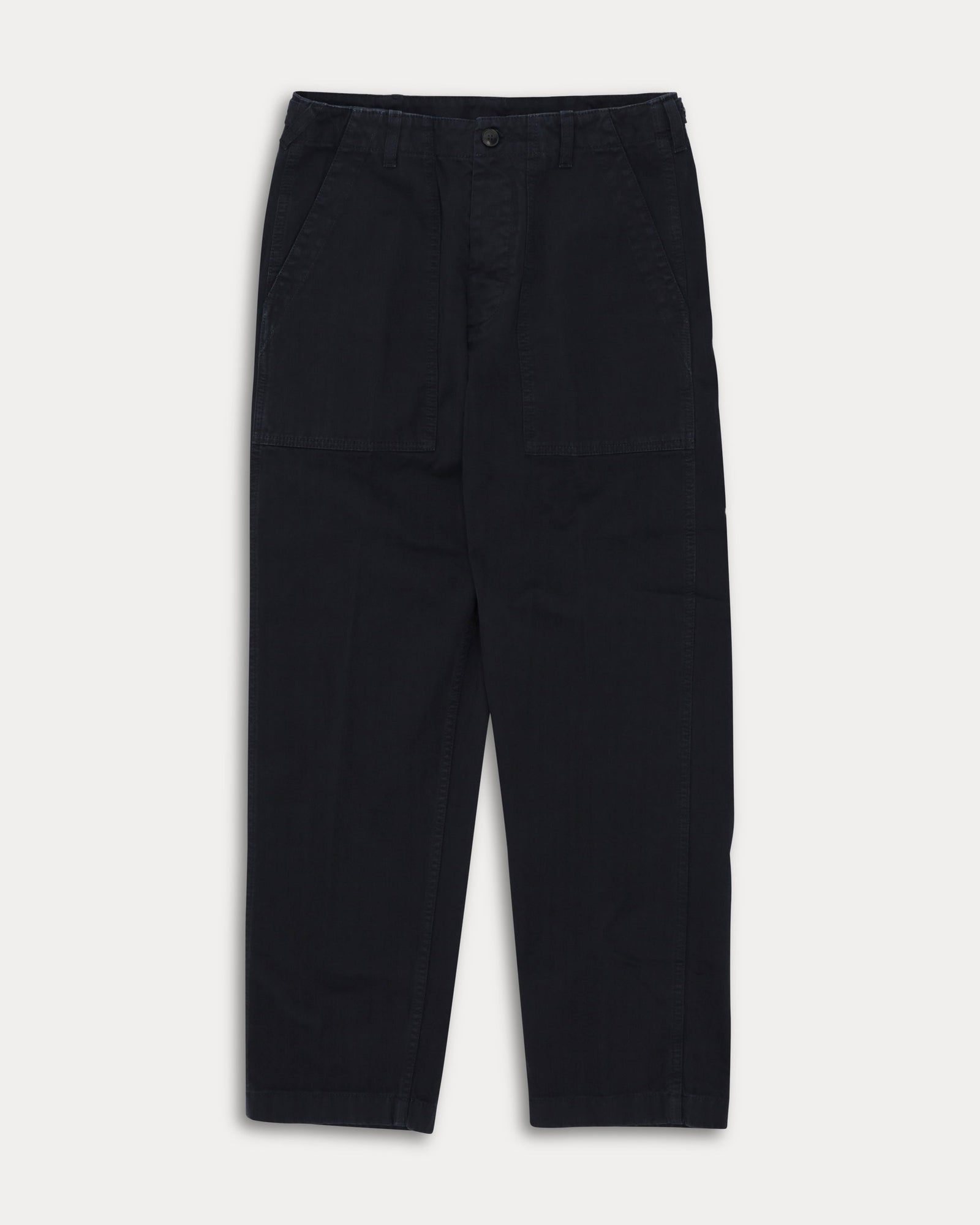 Newfatigue Pantaloni Fatigue In Herringbone Di Cotone