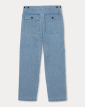 Newfatigue Pantaloni In Bleach Wash