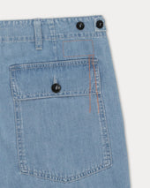 Newfatigue Pantaloni In Bleach Wash
