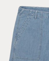 Newfatigue Pantaloni In Bleach Wash