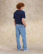 Newfatigue Pantaloni In Bleach Wash