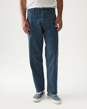Newfatigue Pantaloni Fatigue In Gessato