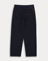 Newyork Pantaloni Con Pences In Canvas Di Cotone Rovesciato