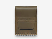 No. 155-GD Card Case with Flap GD, Taupe