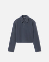 Fleece Polo Ardoise