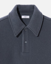 Fleece Polo Ardoise