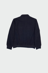 Midnight Indigo Bomber Jacket