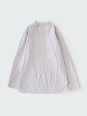 Nick Shirt In Grey Red Stripe