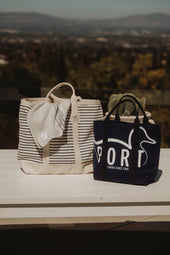Stripe Day Tote