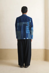 Medium Indigo Patchwork Jacket