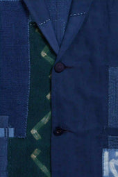 Medium Indigo Patchwork Jacket